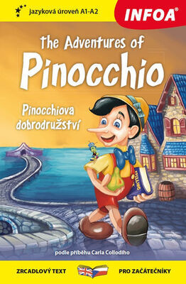 The Adventures of Pinocchio/Pinocchiova dobrodružství - zrcadlový text pro začátečníky