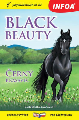 Black Beauty/Černý krasavec - zrcadlový text pro začátečníky