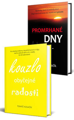 Balíček 2 motivačních knih Břicháče Toma - Promrhané dny a Kouzlo obyčejné radosti - Tomáš Kosačík