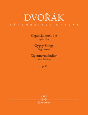 Cigánské melodie op. 55 - vyšší hlas - Antonín Dvořák