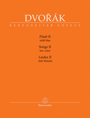 Písně II - nižší hlas - Antonín Dvořák