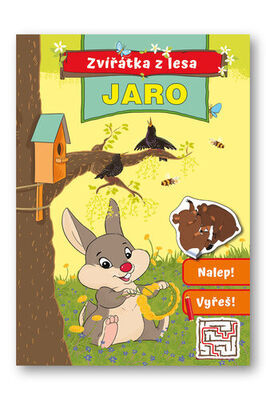 Zvířátka z lesa Jaro - Nalep! Vyřeš!