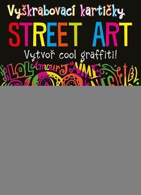 Vyškrabovací kartičky STREET ART - Vytvoř kouzelné obrázky! + škrabátko