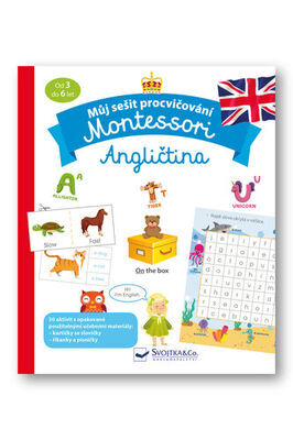 Můj sešit procvičování Montessori Angličtina - Od 3 do 6 let