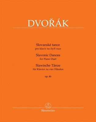 Slovanské tance - pro klavír na čtyři ruce - Antonín Dvořák