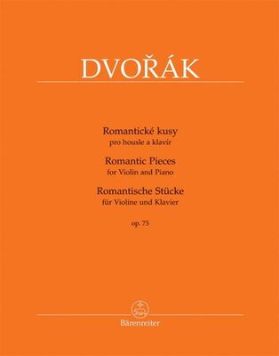 Romantické kusy op. 75 - pro housle a klavír - Antonín Dvořák