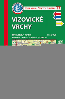 KČT 93 Vizovické vrchy - 1:50 000
