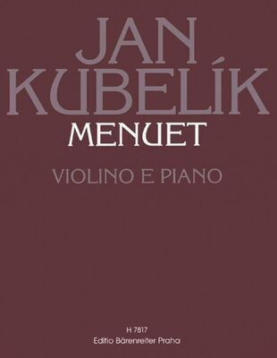 Menuet - Violino e piano - Jan Kubelík