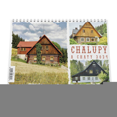 Chalupy a chaty 2024 - stolní kalendář
