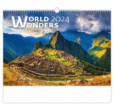 World Wonders - nástěnný kalendář 2024